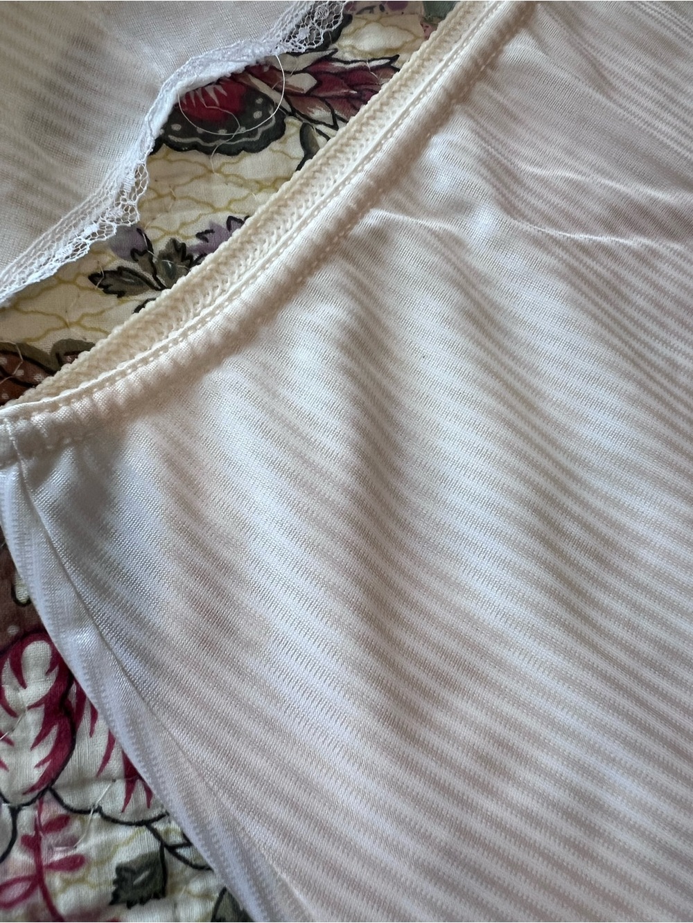 Vintage Stellar Foundations Shadow Stripe Camisole Slip Skirt Set Small ILGWU - Picture 4 of 9